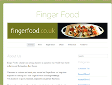 Tablet Screenshot of fingerfood.co.uk